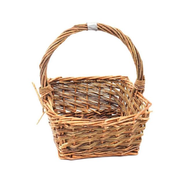 Hovedbilde Liten firkantet kurv med hank